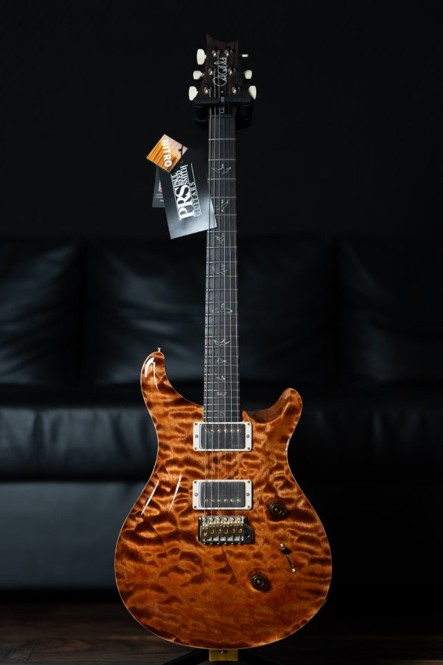 PRS Custom 24 Wood Library 1-Piece Quilt Maple '10 Top' 2024 - Copperhead