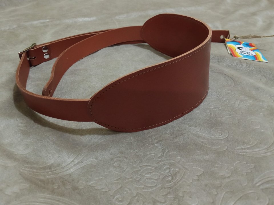 Correa artesanal Etabeta 50's Marrón. Nueva con etiquetas