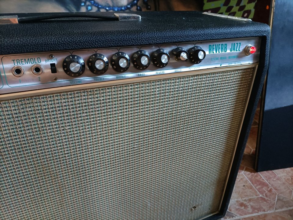 Guyatone Reverb Jazz GA1050  (Fender Pro Reverb clon,era Blackface)  Fujigen - Gakki