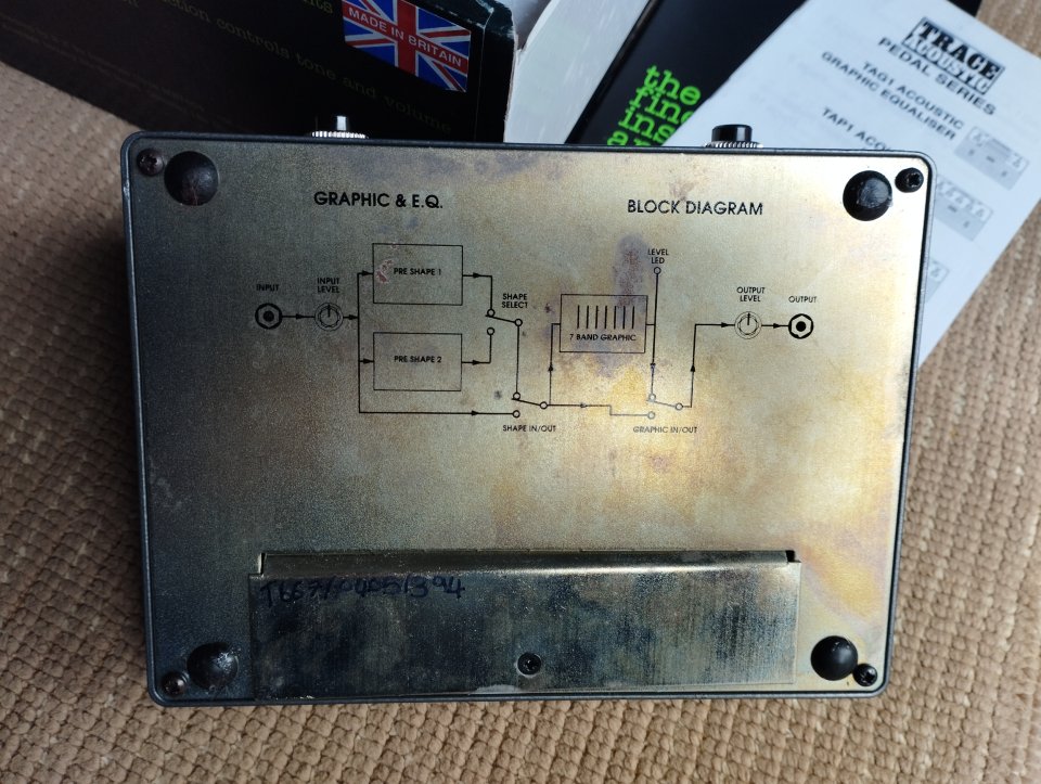 Trace Acoustic TAG1 Acoustic Guitar Graphic EQ
