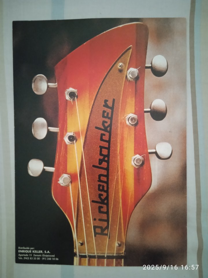 Catálogo Rickenbacker