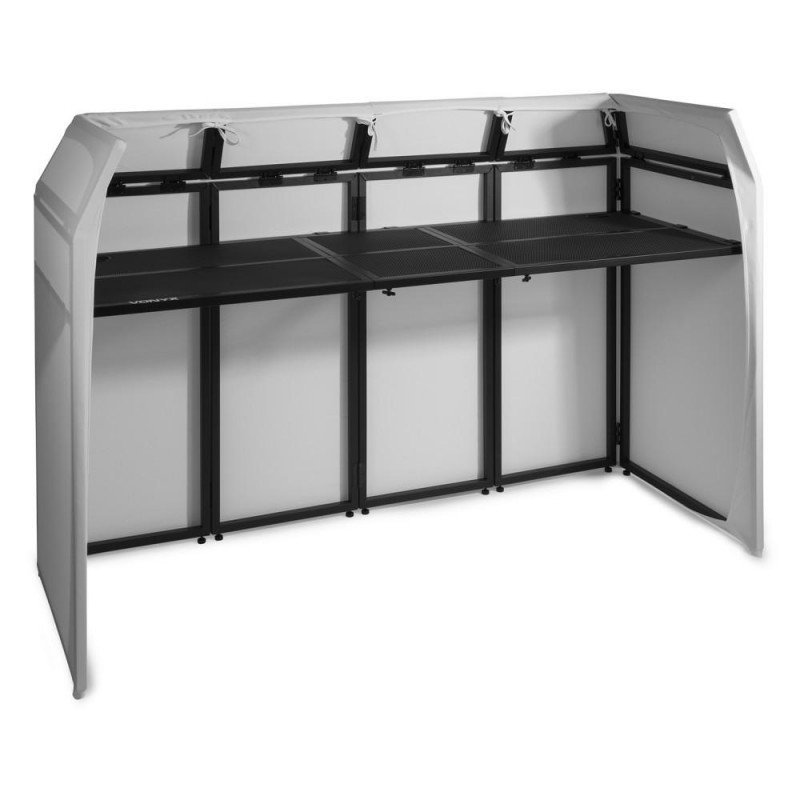 Cabina DJ plegable aluminio Vonyx DB5 Pro + bandejas Vonix DBC2