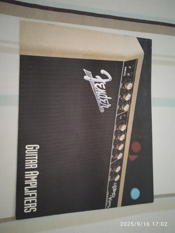Catálogo Fender Guitar Amplifiers de 1993