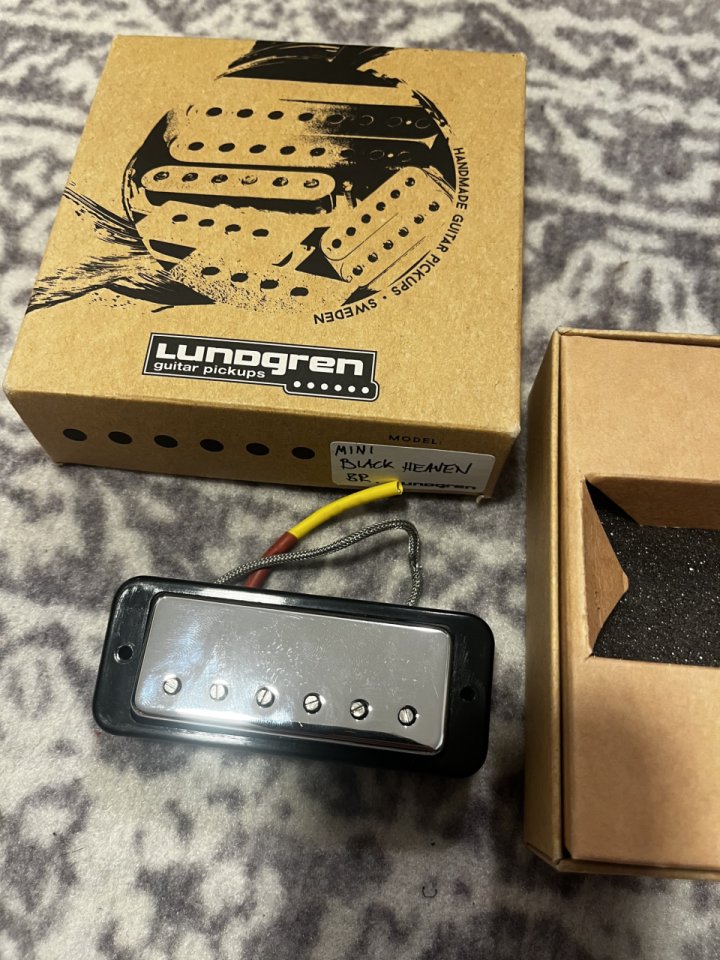 Pastilla Lundgren Black Heaven MiniHumbucker de segunda mano · Foto 1 de 4 · Granada · 195 €