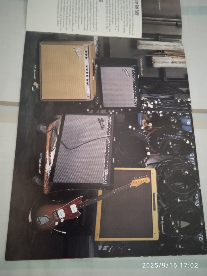 Catálogo Fender Guitar Amplifiers de 1993