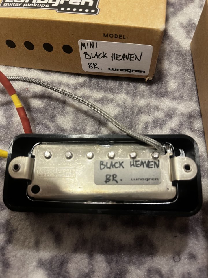 Pastilla Lundgren Black Heaven MiniHumbucker de segunda mano · Foto 2 de 4 · Granada · 195 €