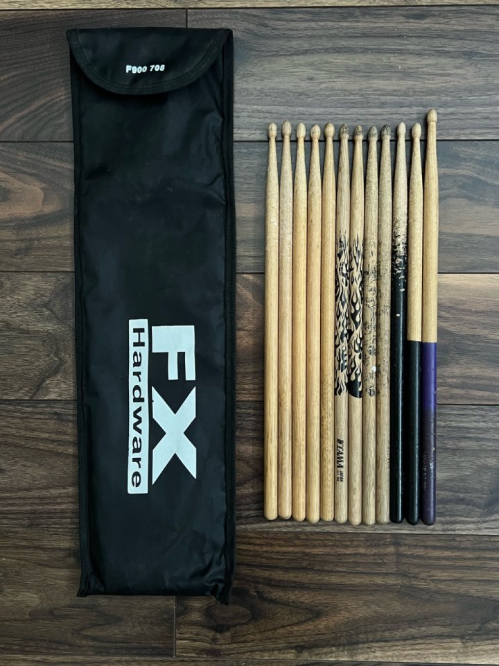 Drumcraft Series 8 Set completo + 9 platos Sabian + accesorios