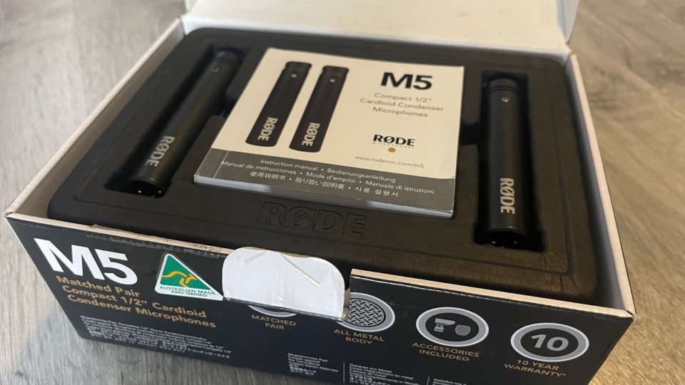 Pareja de micrófonos Rode M5