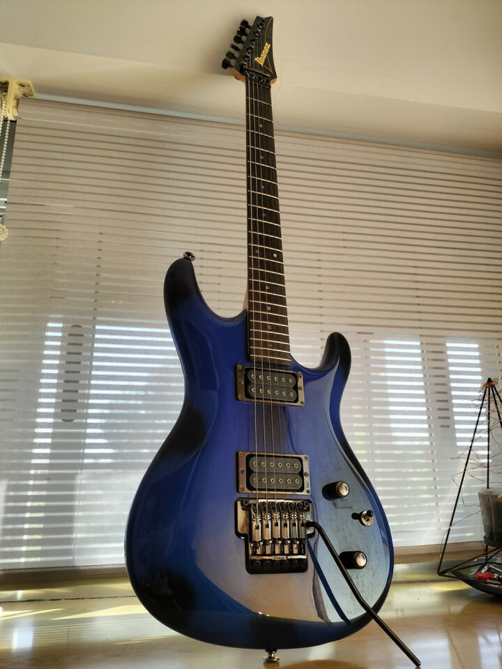 Ibanez Js 1000 Burnt transparent Blue