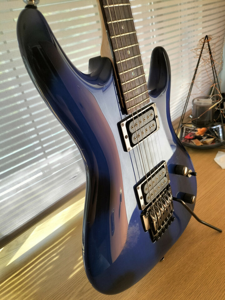 Ibanez Js 1000 Burnt transparent Blue
