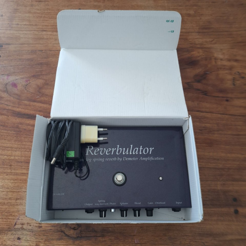 Demeter Reverbulator RRP-1. Reverb Analógico