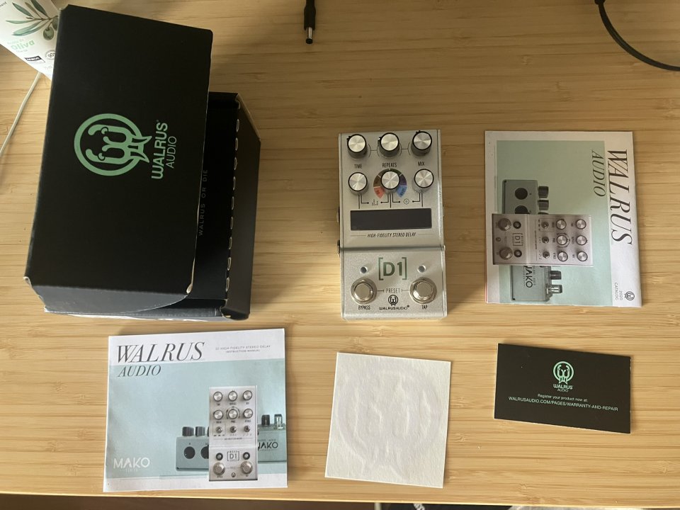 Pedal Delay Walrus Mako D1 mk2 como nuevo de segunda mano · Foto 1 de 10 · Madrid · 330 €