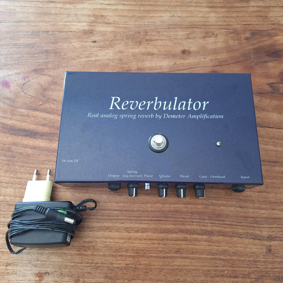 Demeter Reverbulator RRP-1. Reverb Analógico