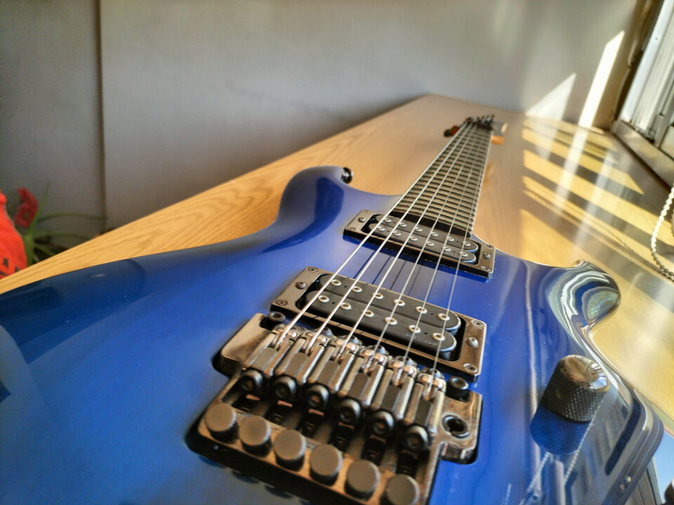 Ibanez Js 1000 Burnt transparent Blue