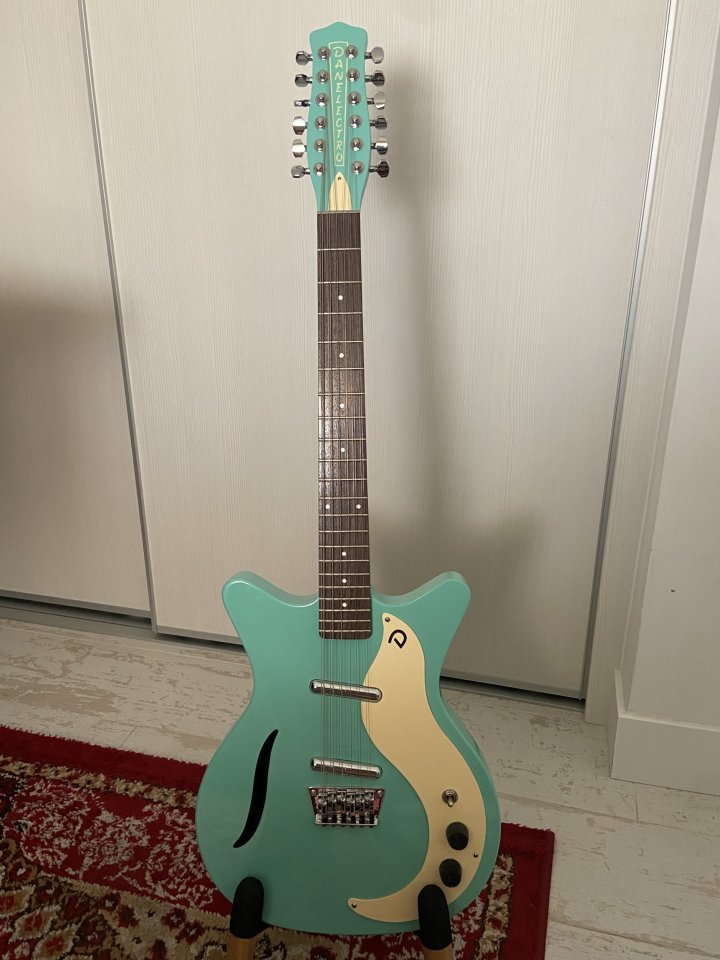 Danelectro 59 Vintage 12 string Dark Aqua