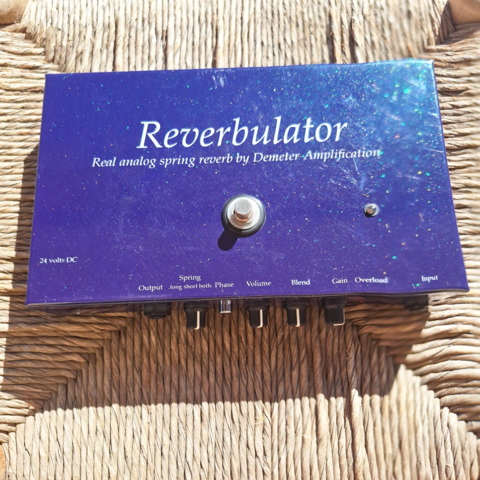Demeter Reverbulator RRP-1. Reverb Analógico