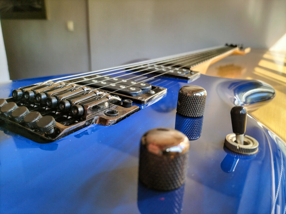 Ibanez Js 1000 Burnt transparent Blue