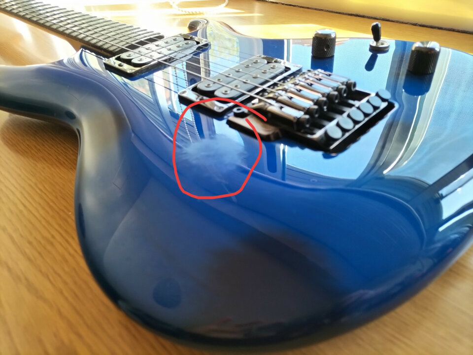 Ibanez Js 1000 Burnt transparent Blue