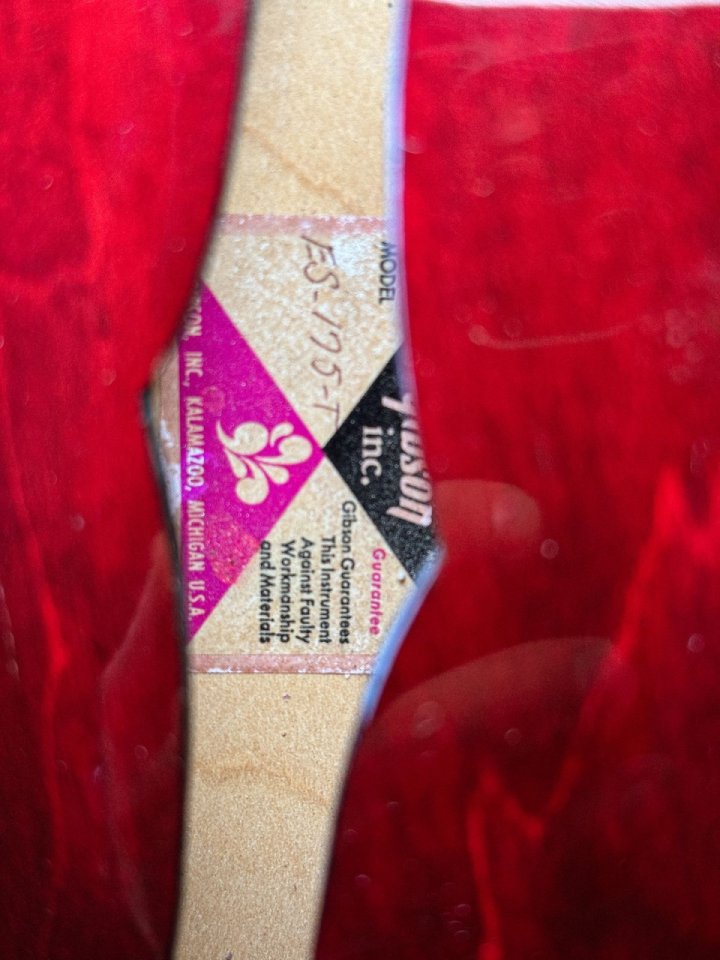 Gibson ES-175T Wine Red 1976