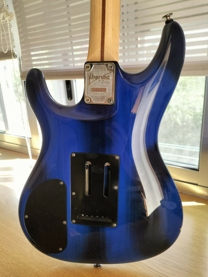 Ibanez Js 1000 Burnt transparent Blue