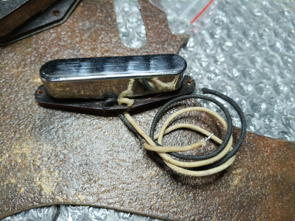 Set Pastillas Jess Loureiro Telecaster Broadcaster Relic Custom Specs. Made in Spain.