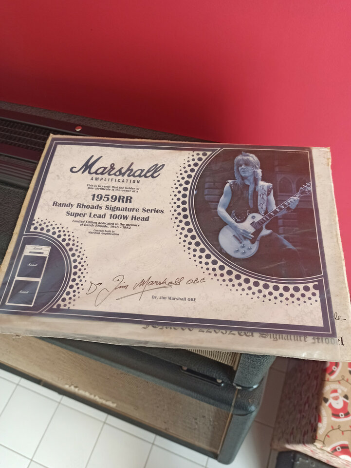 Marshall jmp súper lead Randy Rhoads