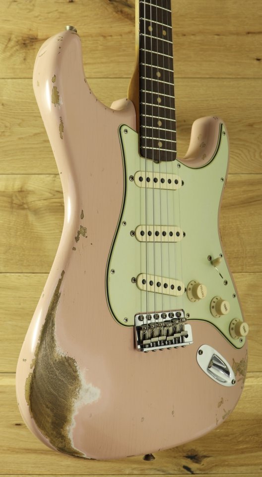 Fender Stratocaster Custom Shop Limited 63' Heavy Relic in Shell Pink - 2019