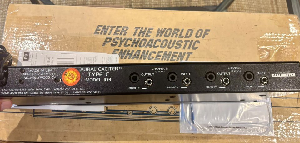 Aphex Aural Exciter Type C - New old stock de segunda mano · Foto 3 de 9 · A Coruña · 120 €