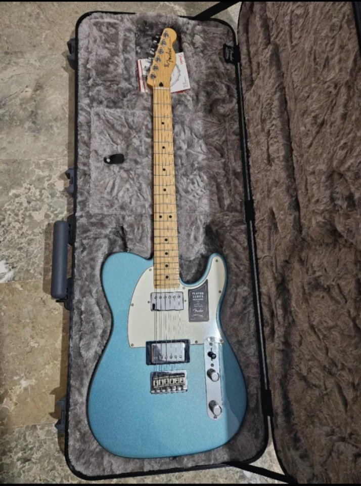 Fender Telecaster Player HH MN TPL & Fender Deluxe Case
