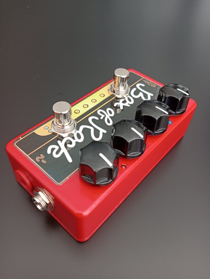 ‼️ENVIO INCLUIDO. Pedal tipo Box of Rock Rojo