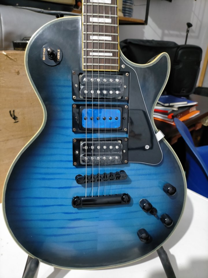 Epiphone Les Paul Custom "BLUE BELLE"