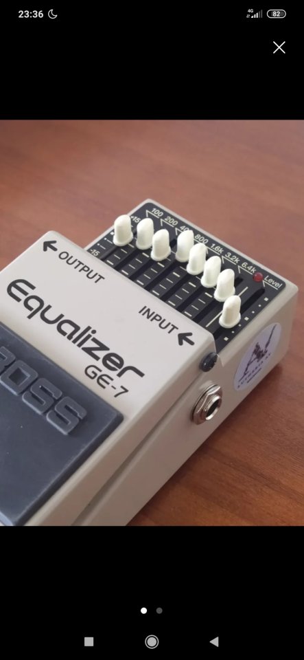 Mods para Boss GE-7 Ecualizador Pedal de segunda mano · Foto 1 de 2 · León