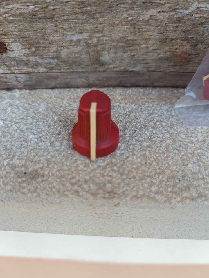 Red knobs de ampli Fender