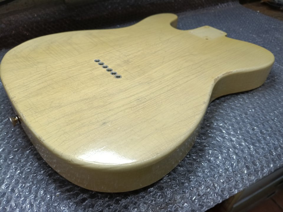 Hosco Telecaster 50s Body relic blonde- 2 Piece Swamp ash . ,MADE IN JAPAN.