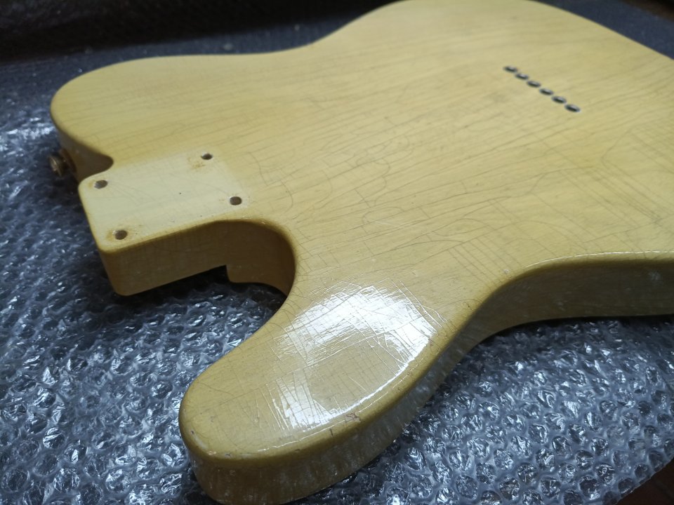 Hosco Telecaster 50s Body relic blonde- 2 Piece Swamp ash . ,MADE IN JAPAN.