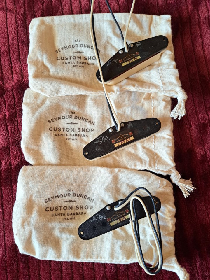 Seymour duncan,  Philip Sayce, Mother, strat set, limited edition