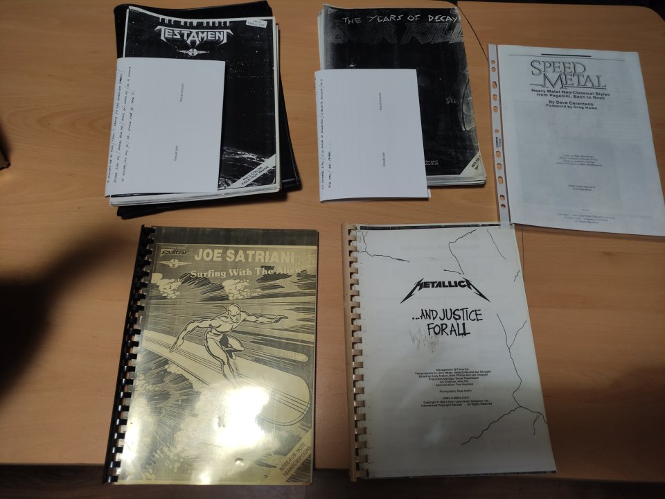 Partituras metaleras