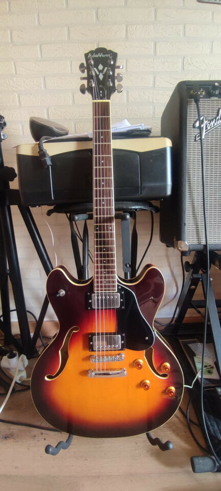 Washburn HB30 con Seymour Duncan Seth Lovers, como nueva.