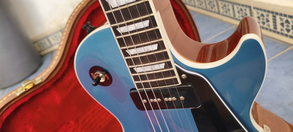 Gibson Les Paul Classic P90s - Pelham Blue - Mod Bigsby Metal Black - 2018 de segunda mano · Foto 3 de 10 · Sevilla · 3000 €