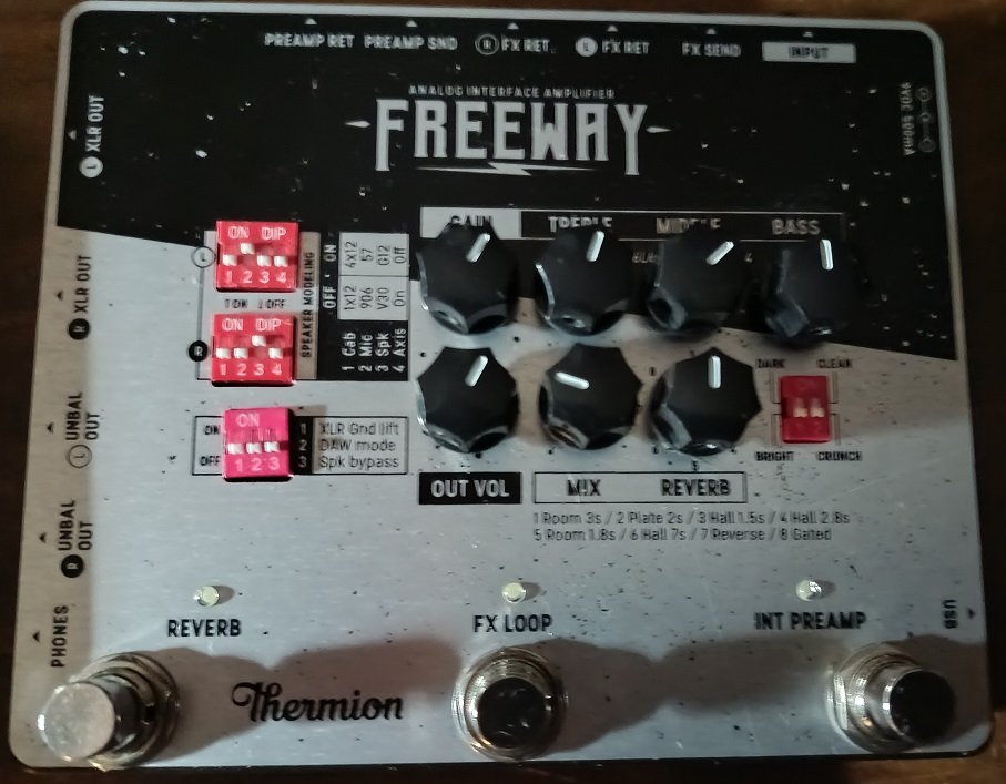Thermion Freeway -  Preamplificador de guitarra