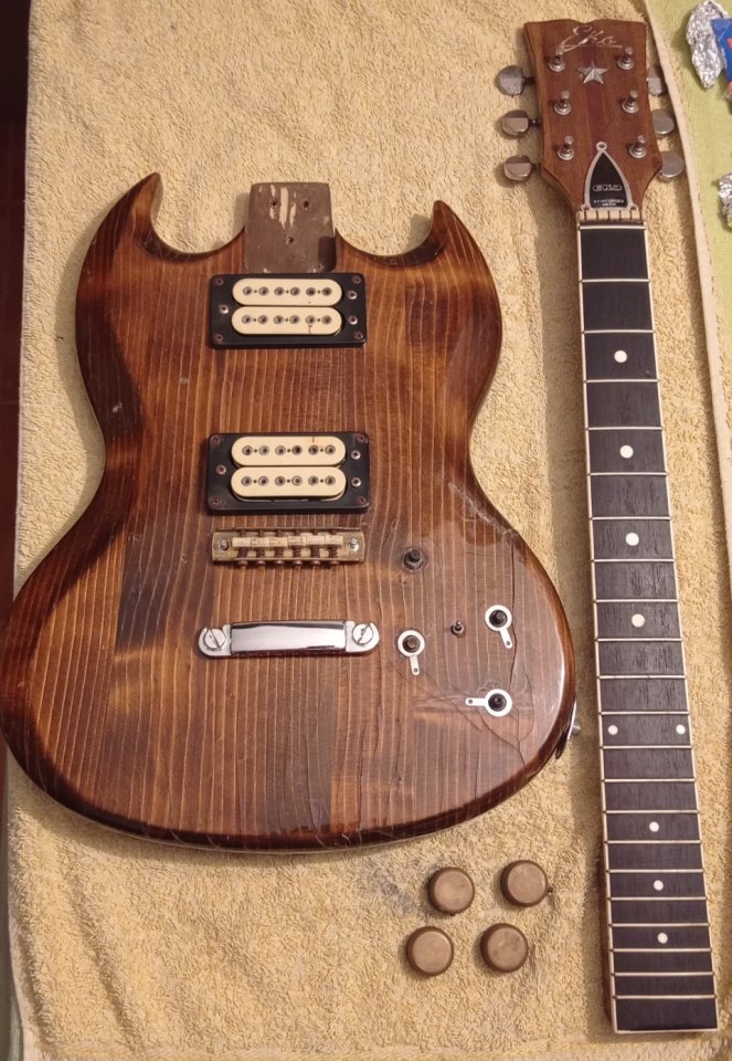 Guitarra eléctrica Eko C-11 años 70