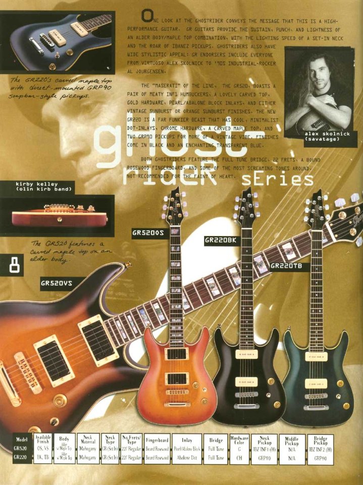 Ibanez GR520 OS Ghostrider 1996