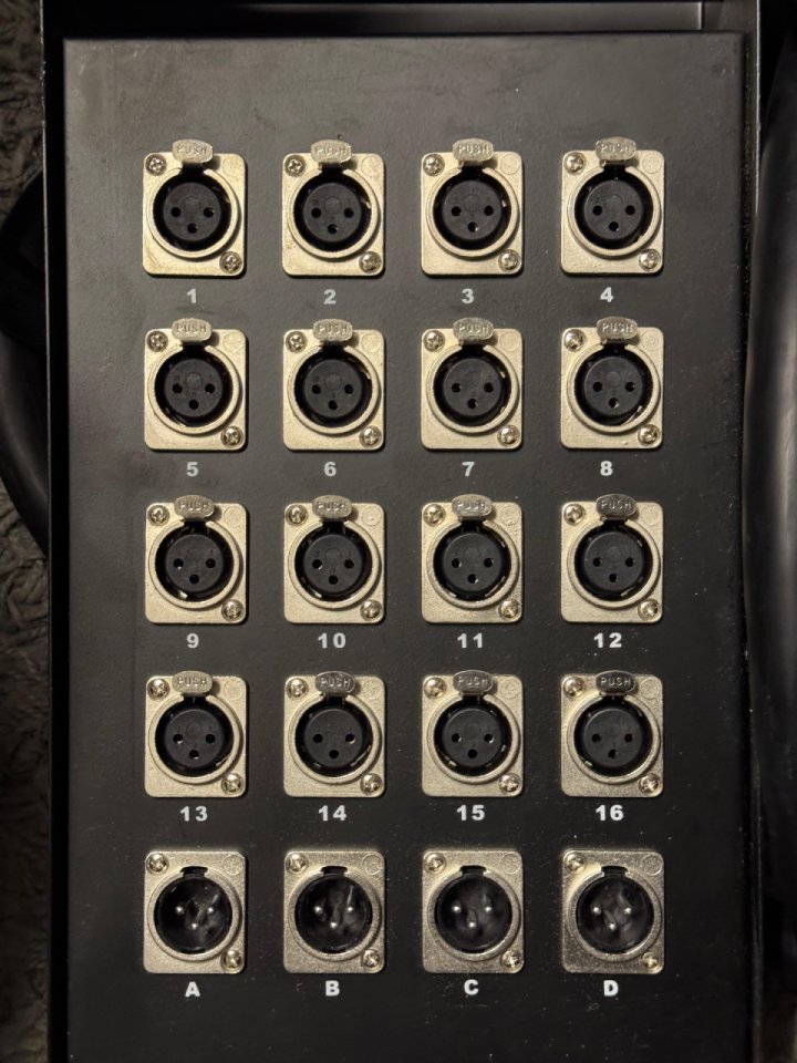 Cajetín de escenario Thomman 16 entradas 4 salidas