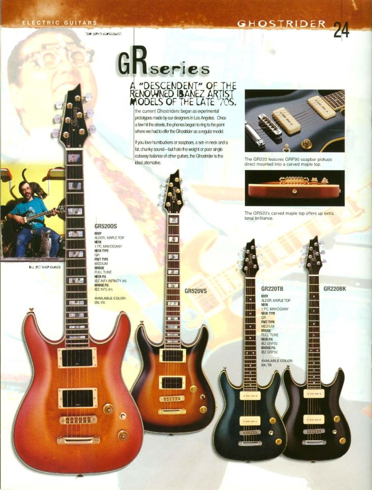 Ibanez GR520 OS Ghostrider 1996