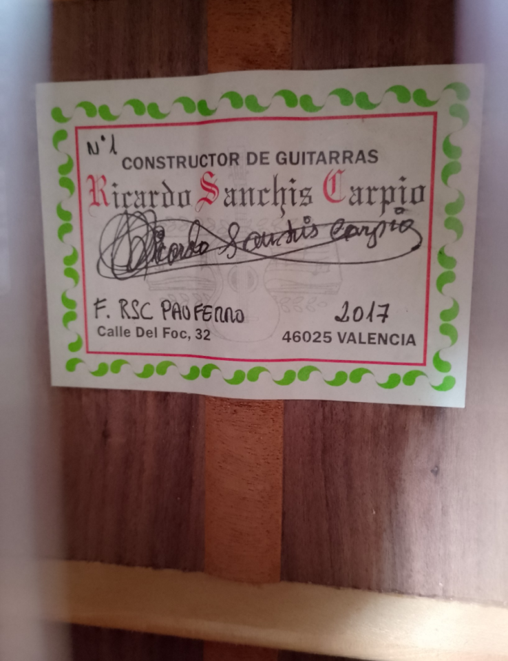 Vendo guitarra flamenca RSC