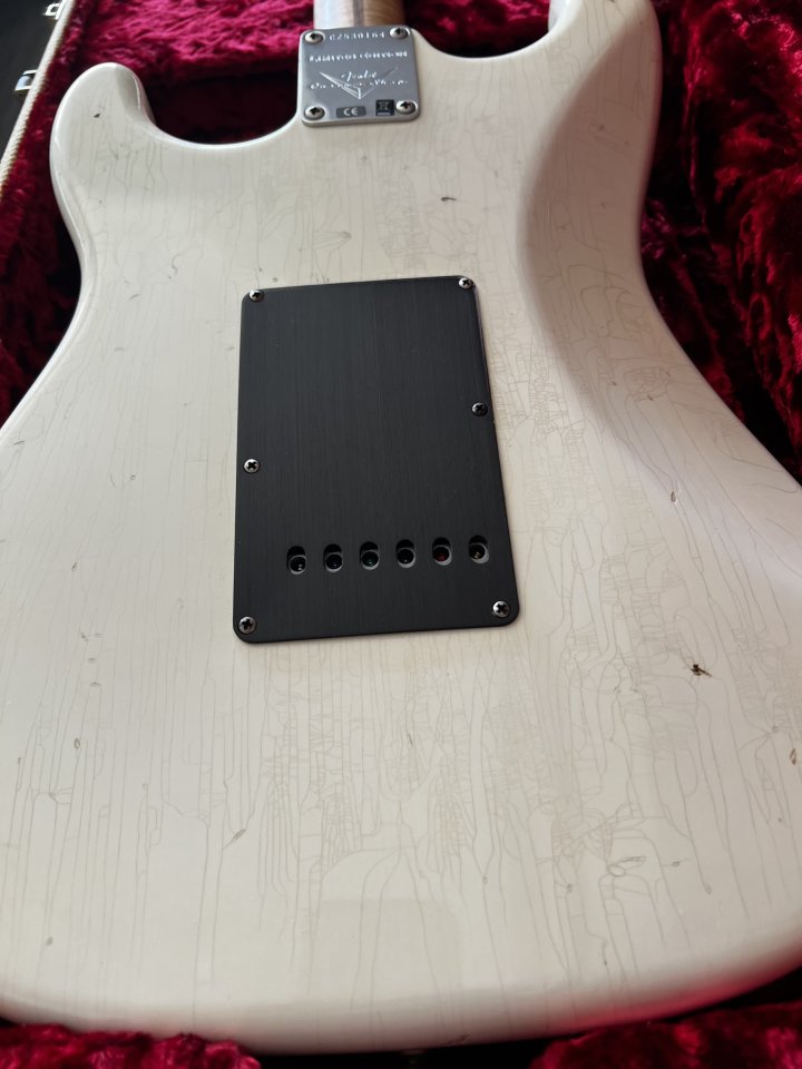 Fender Stratocaster Custom Shop Journeyman Relic white Blonde de la Namm de segunda mano · Foto 7 de 10 · Jaén