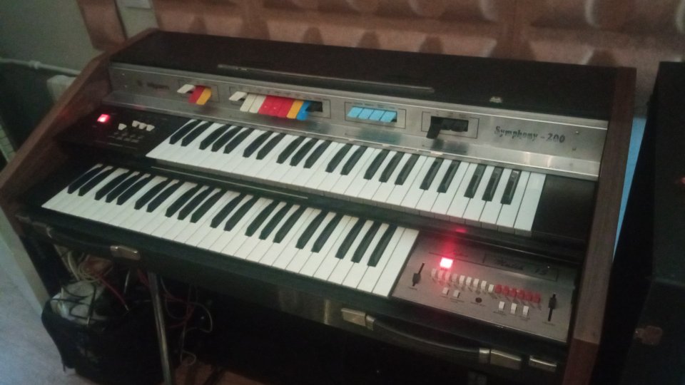 Organo combo Elgam vintage