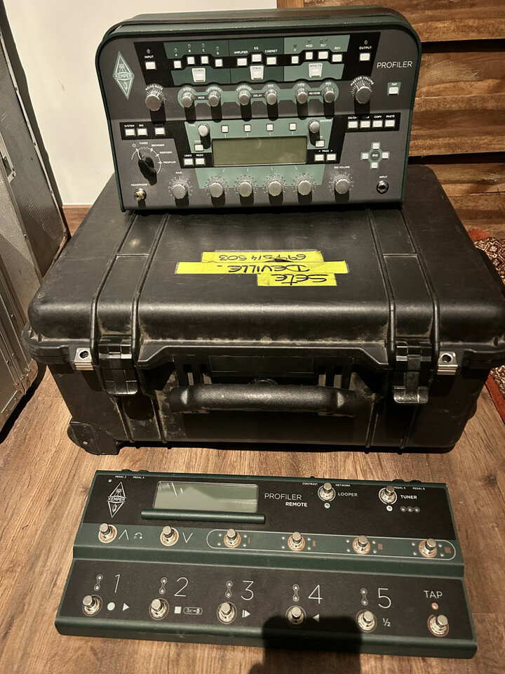 Kemper power head + pedalera + pedal + flightcase