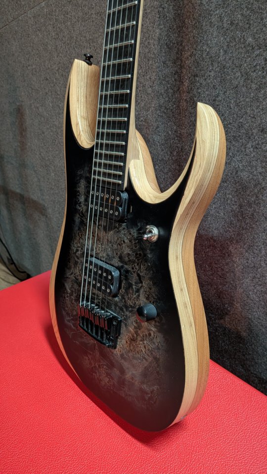 Ibanez RGDIX6PB Iron Label – Surreal Black Burst de segunda mano · Foto 3 de 5 · Ciudad Real · 675 €