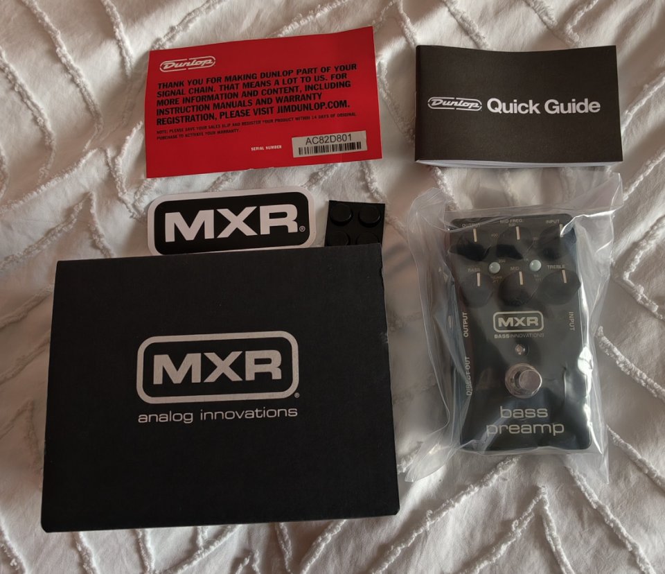 MXR M81 Bass Preamp NUEVO